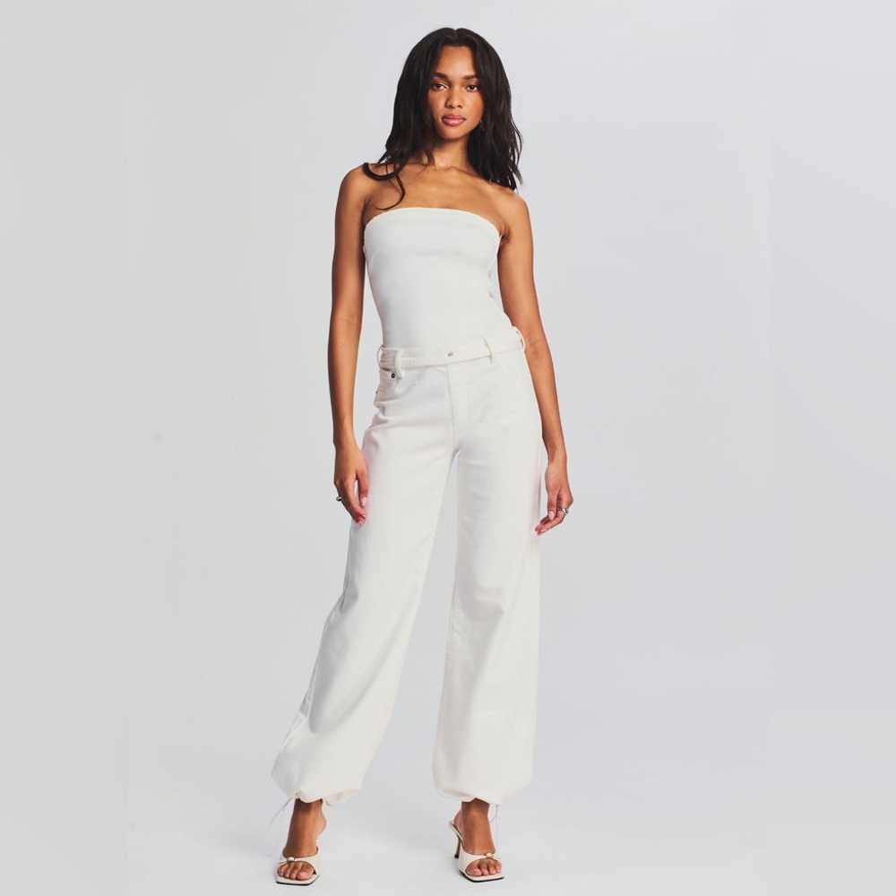 SER.OY.A- Delancey Jumpsuit in White